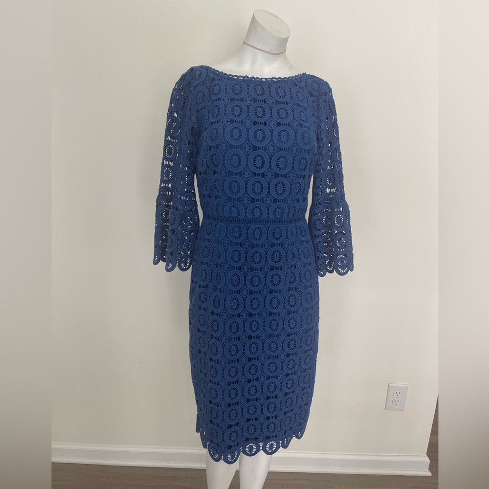 Boden eyelets blue dress size 6r